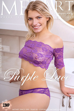 LEAYA BY TORA NESS - PURPLE LACE - ORIG. PHOTOS